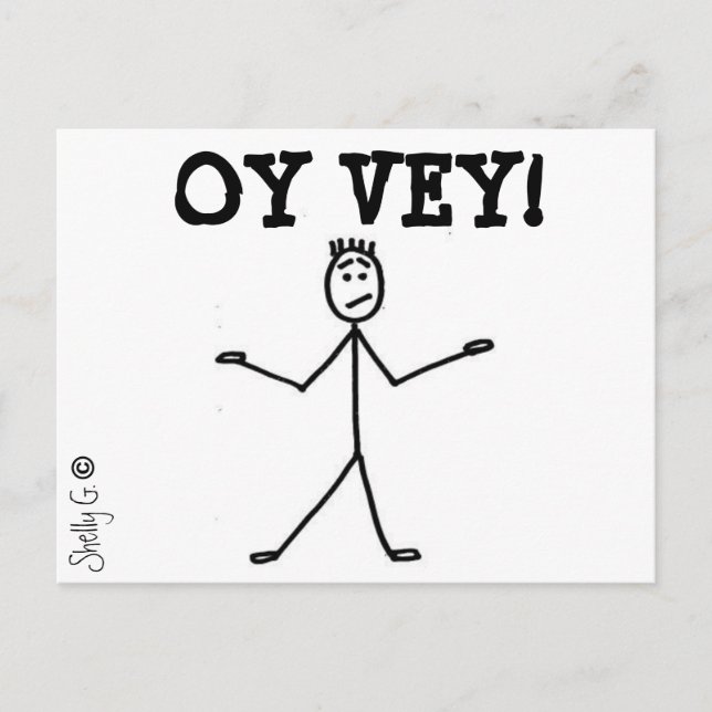 Oy vey! Postcard (Front)