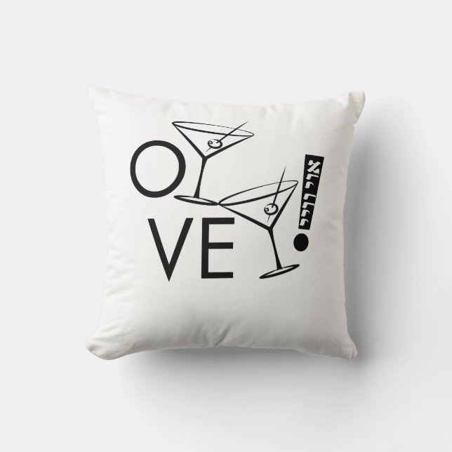 Oy, Vey Yiddish Saying Simple Typography  Throw Pillow (Front)