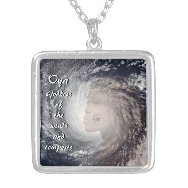 Oya Silver Plated Necklace (Front)