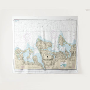 Oyster and Huntington Bays Nautical Chart 12365 Tapestry