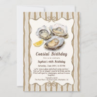 Oyster Birthday Party | Elegant Coastal 