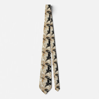 Oyster & Black Neck Tie
