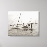 Oyster Boats, 1903 Canvas Print at Zazzle