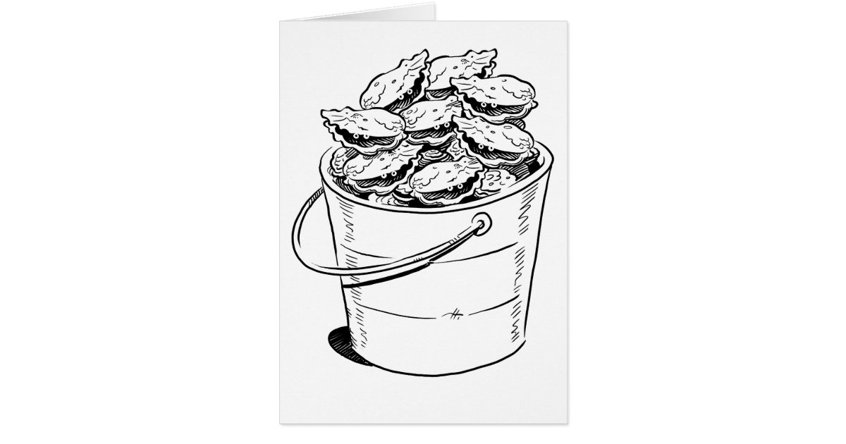 Oyster Bucket Card