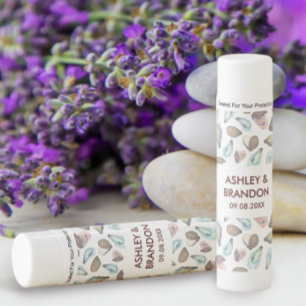 Oyster Coastal Seaside Beach Wedding Favor Lip Balm