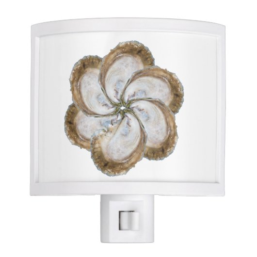 Oyster Flower Night Light - Design C (Front)