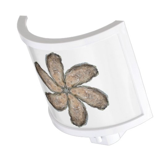 Oyster Flower Night Light - Design D (Angled)