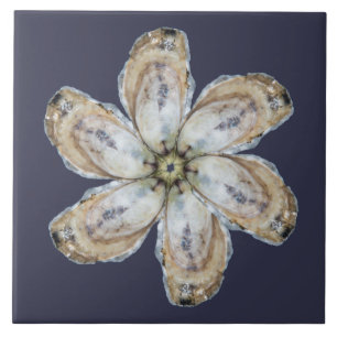 Oyster Flower Tile - Design A