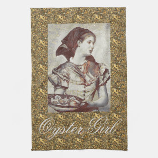 Oyster Girl Victoriana Tea Towel