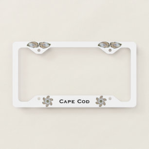 Oyster License Plate Holder Frame