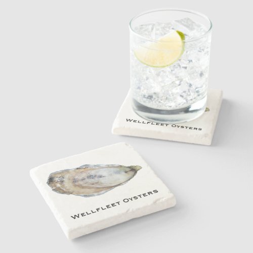 Oyster Marble Coaster _ Design A