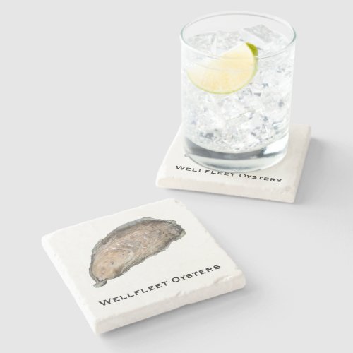 Oyster Marble Coaster _ Design D