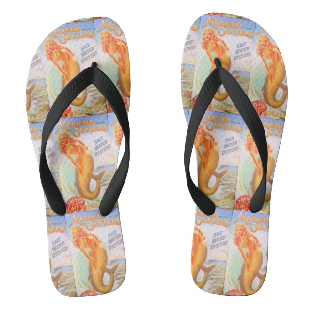 oyster mermaids flip flops (Footbed)