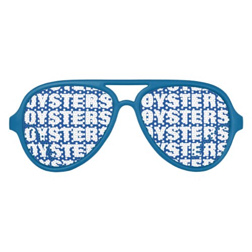 Oyster obsession party shades Sea food sunglasses