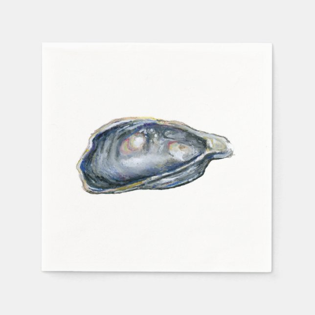 Oyster on the Half Shell Napkins (Front)