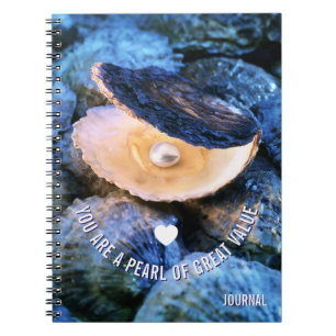 OYSTER Pearl of Great Value Custom Christian Notebook