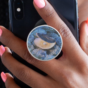 OYSTER Pearl of Great Value Custom Christian PopSocket