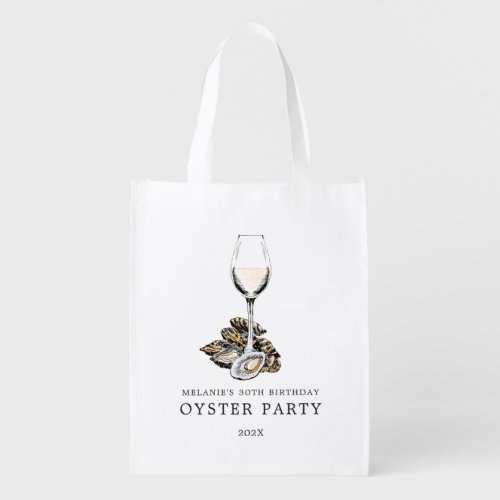 Oyster Pearl Party Grocery Bag