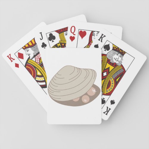 Oyster Pearls Playing Cards