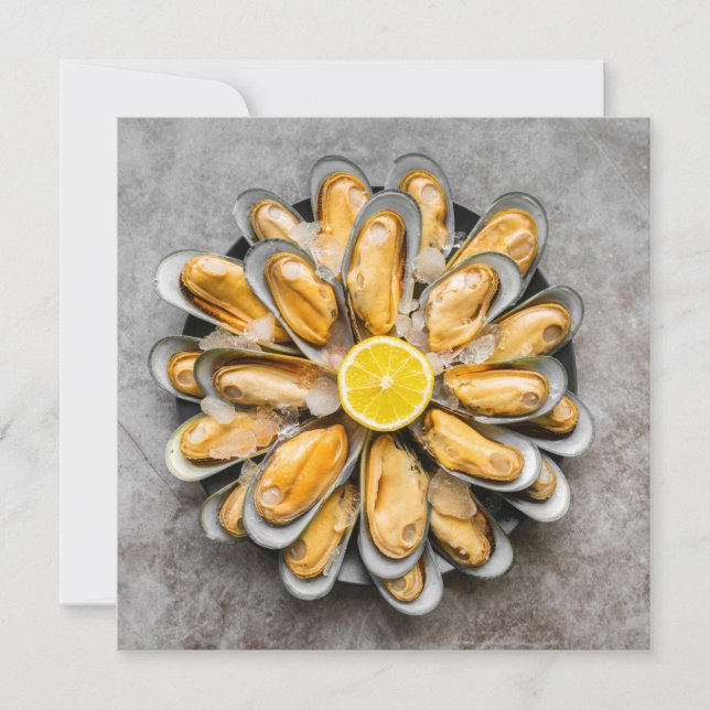 Oyster Platter Invitation (Front)