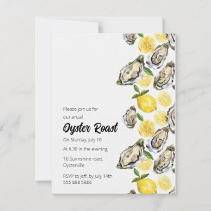 Oyster roast invitation