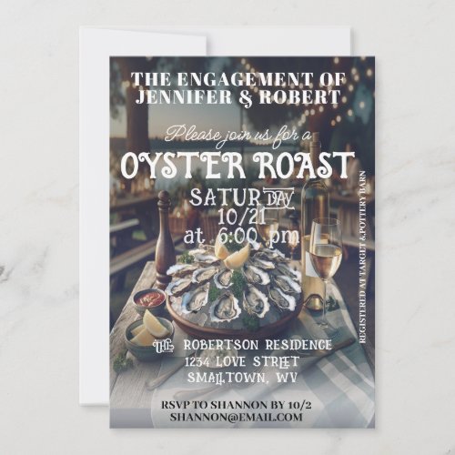 Oyster Roast Invitation