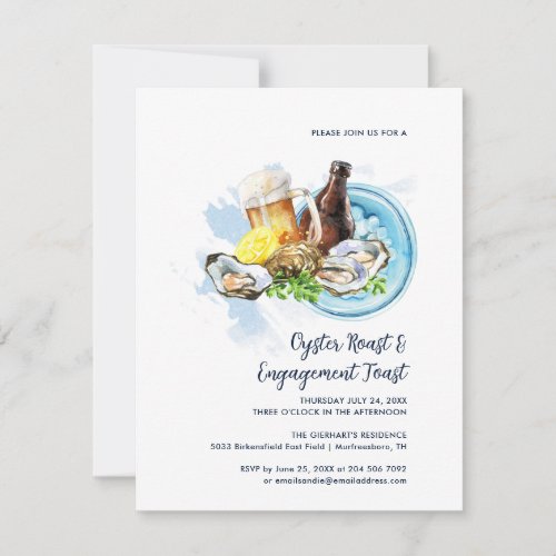 Oyster Roast Wedding Engagement Seafood Party