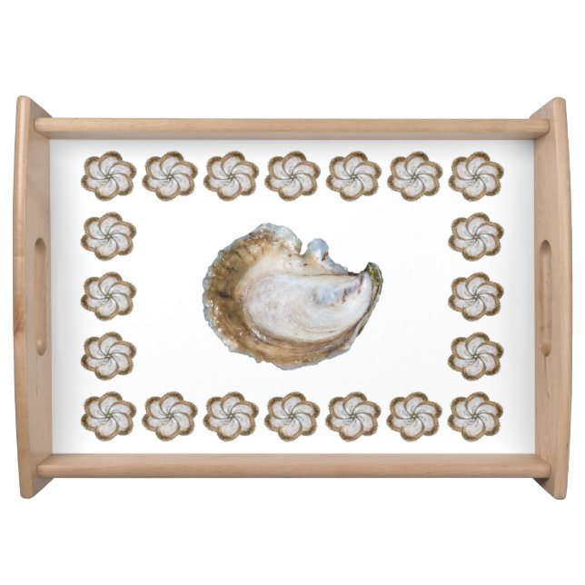 Oyster Serving Tray - Design C (Front)