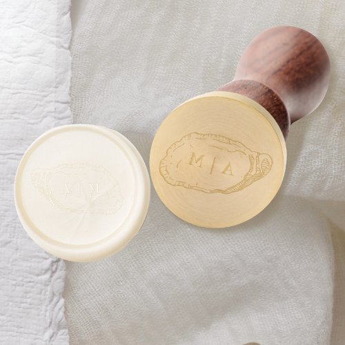 Oyster Shell Beach Wedding  Wax Seal Stamp