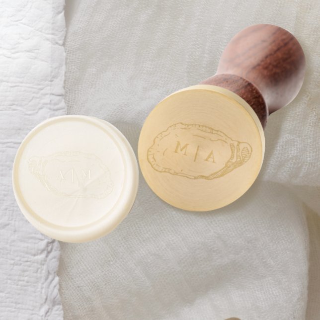 Oyster Shell Beach Wedding  Wax Seal Stamp (Creator Uploaded)