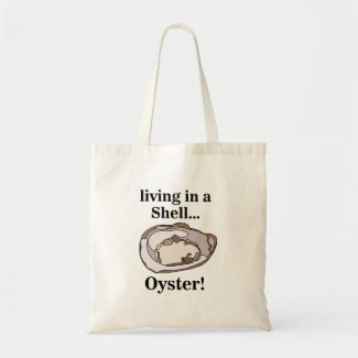 Oyster Shell Funny Tote Bag