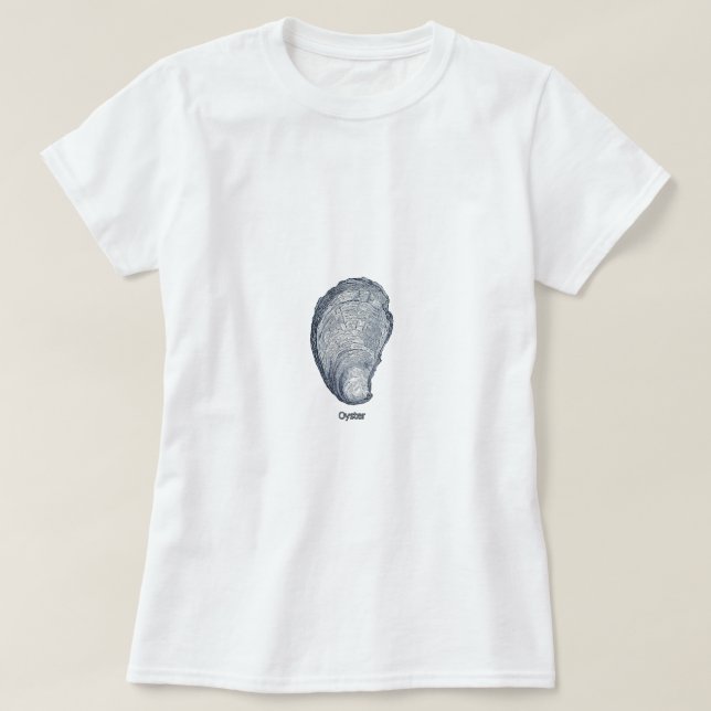 Oyster Shell Logo T-Shirt (Design Front)
