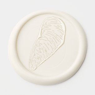 Oyster Shell Wax Seal Sticker