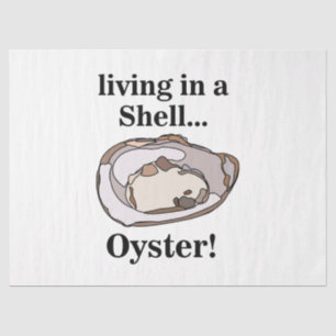 Oyster Shellfish Funny Tissue Paper
