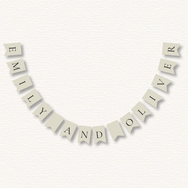 Oyster Shells Wedding  Bunting Flags (Creator Uploaded)