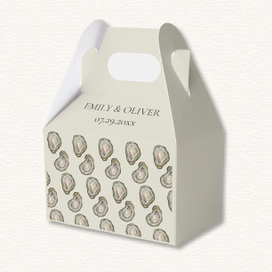 Oyster Shells Wedding Favor Boxes