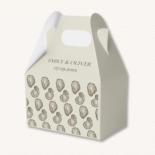 Oyster Shells Wedding  Favor Boxes (Creator Uploaded)