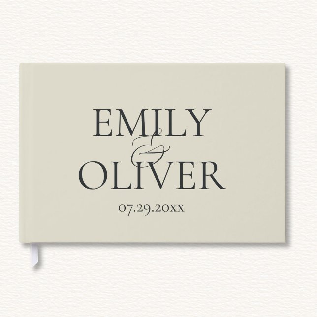 Oyster Shells Wedding  Foil Guest Book (Creator Uploaded)