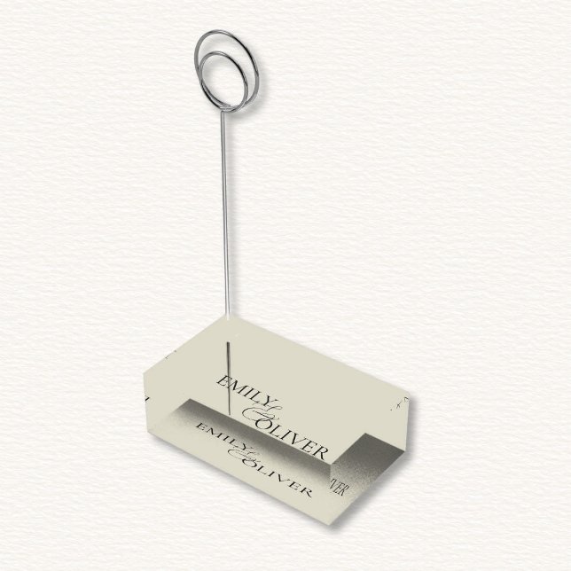 Oyster Shells Wedding  Place Card Holder (Creator Uploaded)