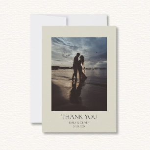 Oyster Shells Wedding Thank You Cards