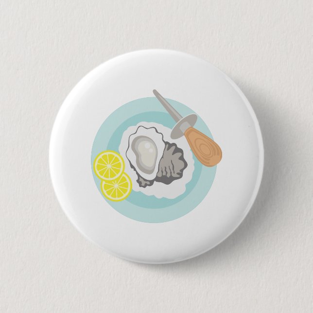 Oyster Shucking Button (Front)