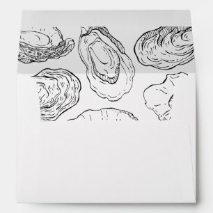 Oyster Wedding Invitation Envelopes