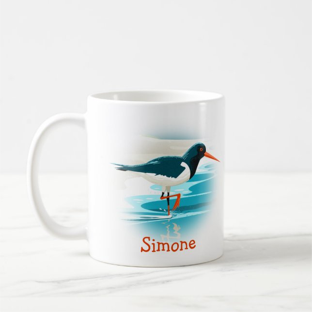 Oystercatcher Coffee Mug (Left)