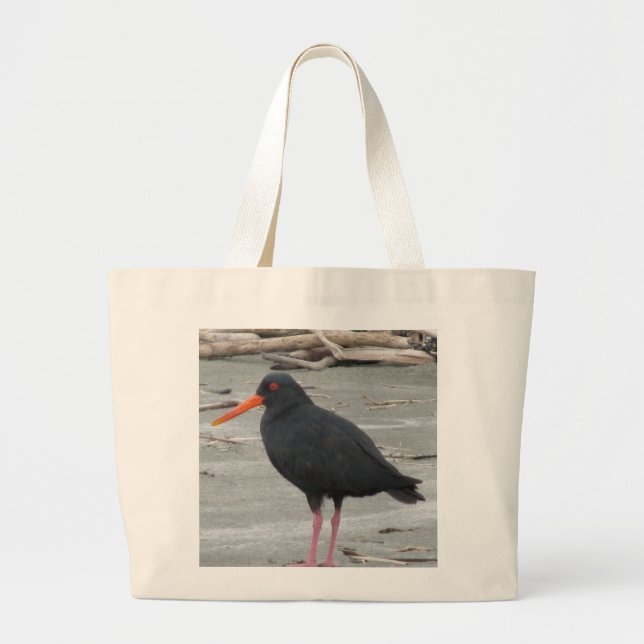 Oystercatcher Large Tote Bag (Front)