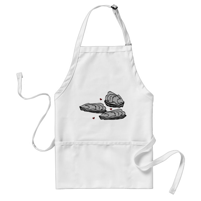 Oysters Adult Apron (Front)