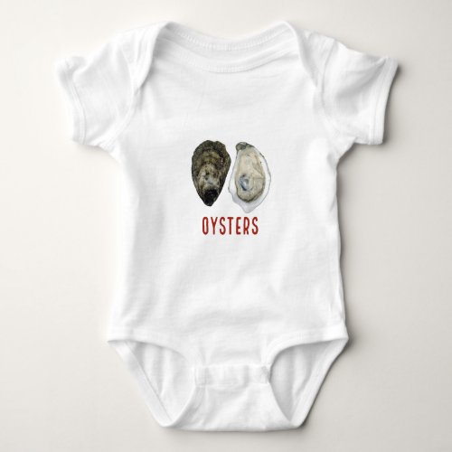 OYSTERS BABY BODYSUIT