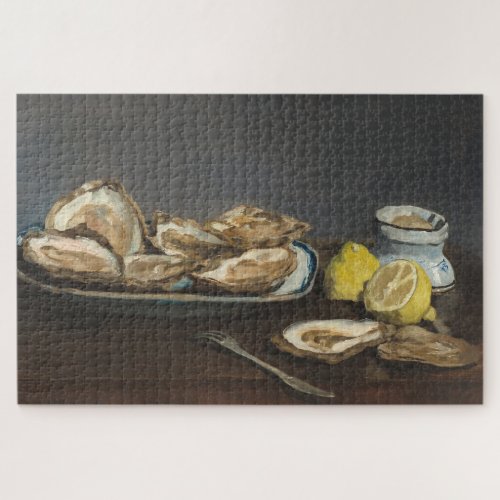 Oysters by Edouard Manet Jigsaw Puzzle