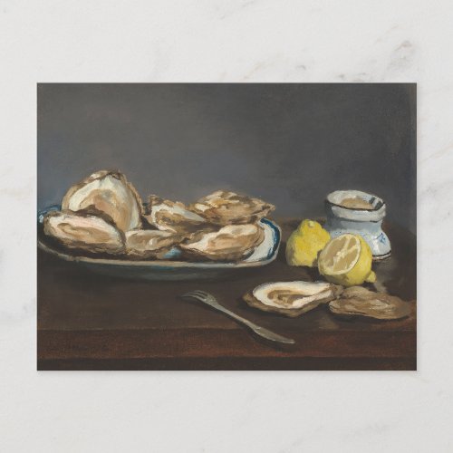 Oysters by douard Manet Postcard