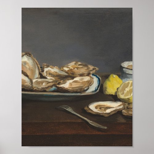 Oysters by douard Manet Poster