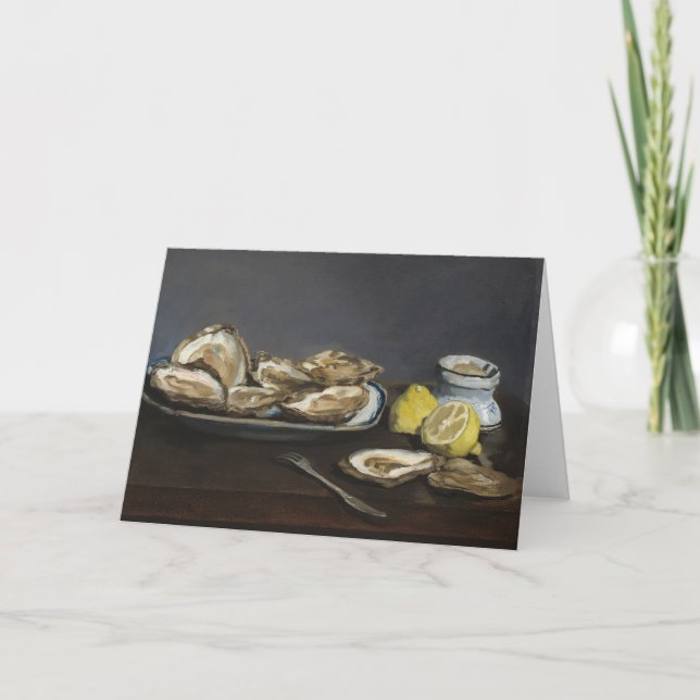 Oysters | Édouard Manet Card (Front)